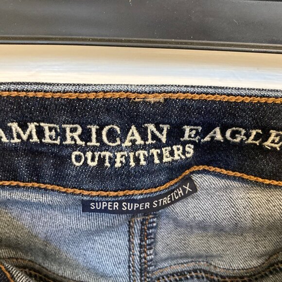 104 American Eagle Super Super Stretch Jeggins Size 12 Short Hi-Rise EUC - Picture 2 of 14